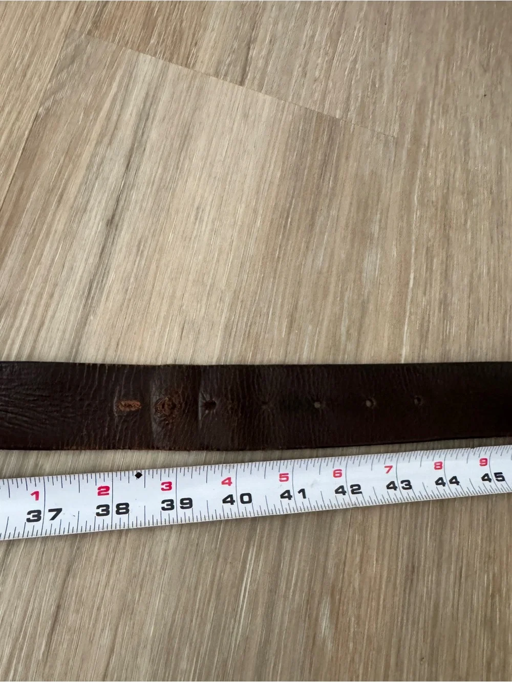 Carhartt Bridle Leather Classic Buckle Belt Brown Full Grain Size 38 Men’s
